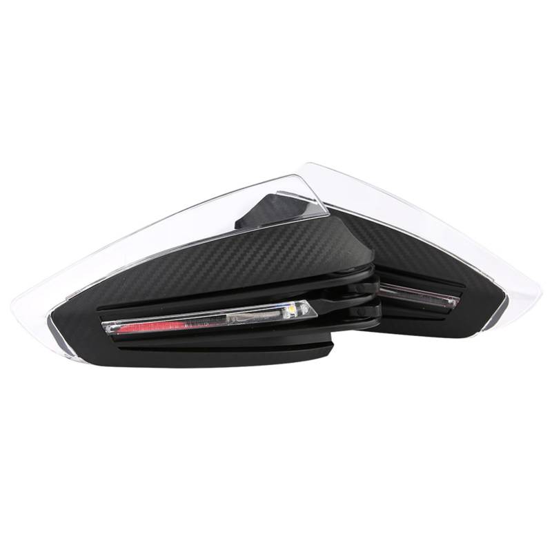 2 Stück 7/8 Universal-Motorrad-Handschützer mit LED-Blinker-DRL-Anzeige von Tomvorks