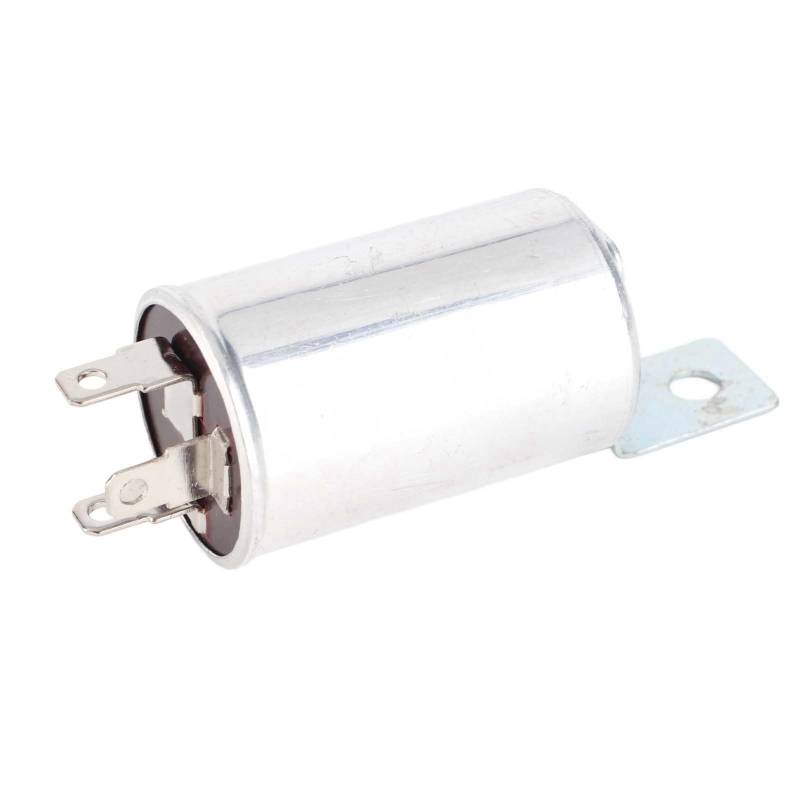 502096 Easy Plug and Play 3Pin Car Indicator Blinker -Relais -Einheit mit Aluminiumlegierungsmaterial, Passt für an von Tomvorks