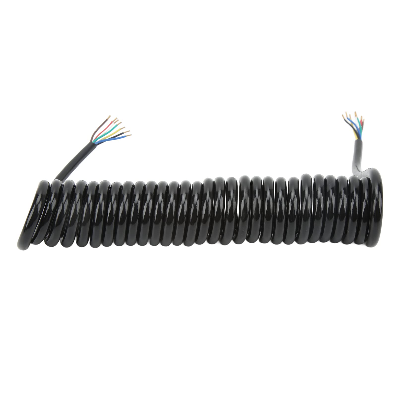 Anhänger-Verlängerungs-Spiralkabel, Flexibel, 20 AWG, 7-adrig, Polyurethan-Kupfer, Anhängerverkabelung, Abschleppwagen, Wohnmobil Anhänger-Verlängerungs-Spiralkabel, Flexibel, 20 AWG, 7-adrig, Polyurethan-Kupfer, Anhängerverkabelung, Abschleppwagen, Wohnmobil von Tomvorks