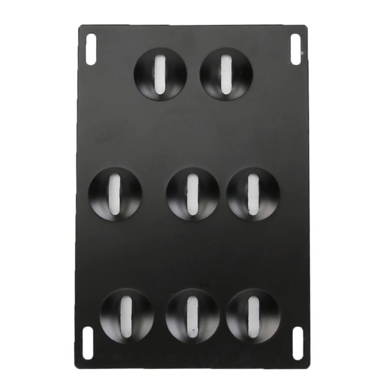 Verstellbarer Halter mit 8 Löchern, Kennzeichenhalterung für die Vordere Stoßstange aus Aluminiumlegierung, Abstandshalter für die F-Serie 3, 4 und 5, 2 Verschiedene von Tomvorks