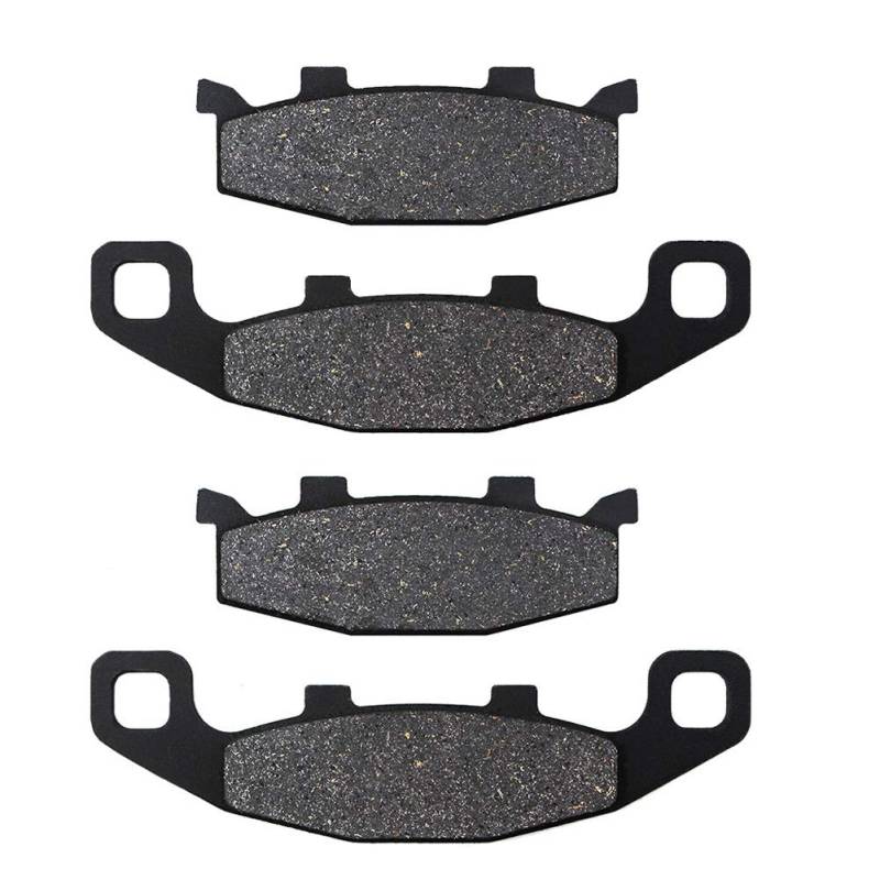AHL Motorrad Bremsbeläge Vorne & Hinten kompatibel mit KAWASAKI STREET BIKE/ZR 550 B Zephyr 1990-1999 /ZX 600 C Ninja 600 R 1988-1996 /GPX 600 R ZX 600 C 1988-1996 von Tongtong