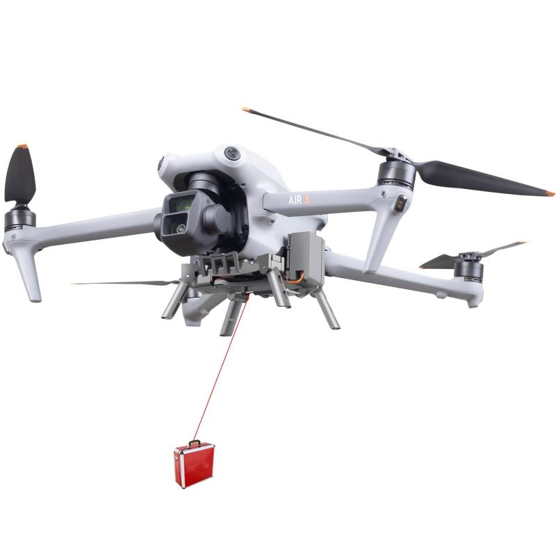 Drohne Airdrop System Drohne Abwurf Nutzlastabwurfvorrichtung für DJI AIR 3S Werfer Ehering Werfer Werfer Drohne Zubehör von Tonguk