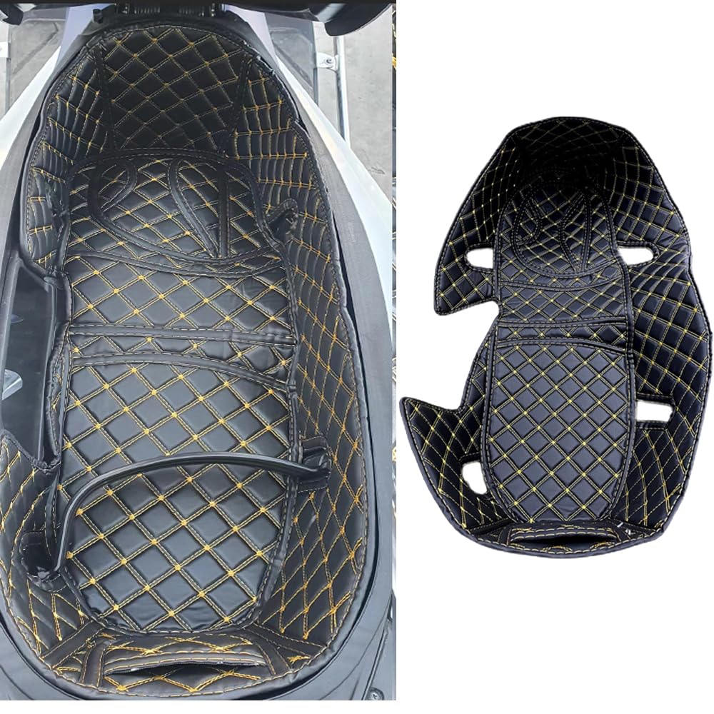 Für for ADV350 ADV 350 2022-2024 Forza350 Forza300 NSS350 300 XADV Motorradzubehör Heckstamm Innenkissen Sitz Lagerbehälter Gepäckträger Pad (Gold) von Tongyaoyao