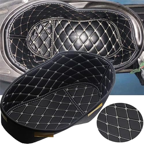 Für Vespa GTS300 GTS 300 gts300 hpe Motorrad Hinten Kofferraum Eimeraufbewahrung Kissenbezug (schwarz) von Tongyaoyao