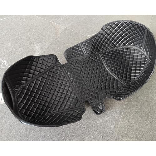 Für Ya-maha XMAX300 X-MAX 125 250 300 400 X-Max Motorrad Zubehör Kofferraum Hinten Kissen Innenraum Sitz Lagerung Eimer Gepäckträger Futter Pad (Schwarz) von Tongyaoyao