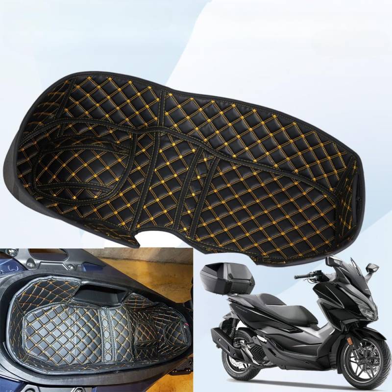 Tongyaoyao Für H-onda ADV350 ADV 350 2021-2023 Motorrad Zubehör Kofferraum Hinten Kissen Innen Sitz Lagerung Eimer Gepäckträger Futter Pad von Tongyaoyao