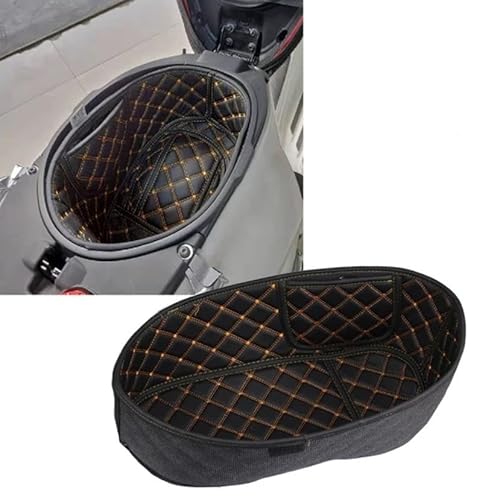 Tongyaoyao Motorrad Hinten Kofferraum Lagereimer Kissenbezug kompatibel mit GTS300 GTS 300 Kissenbezug Matte Decke Kissen Sitz Bezug Motorrad Zubehör (A-001) von Tongyaoyao