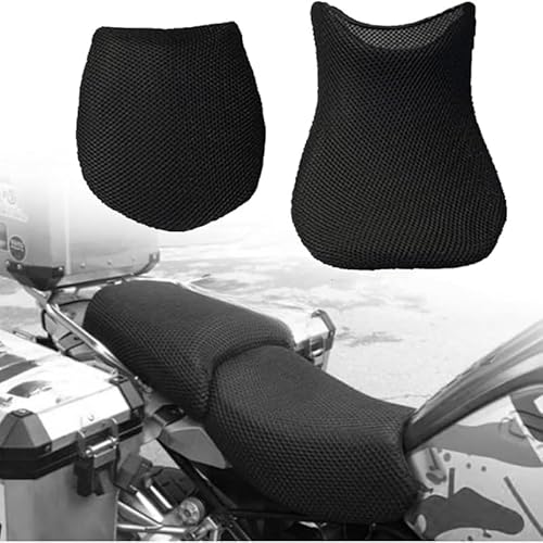 Tongyaoyao Motorradsitzbezug Sitzbezug Passagier Sitzkissenbezug Accessoreis kompatibel mit R1200GS R 1200 GS ADV 2013-2018 R1250GS R1250 GS 2018-2023 (R1250GS) von Tongyaoyao