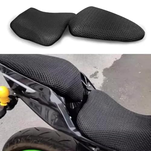 Tongyaoyao Motorradsitzbezug Sitzschoner Sitzbezug Passagier Sattelbezug Accessoreis kompatibel mit Z900 Z650 Ninja 650 Z400 (Z900) von Tongyaoyao