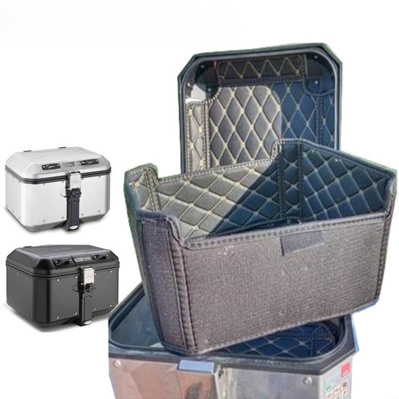 Tongyaoyao Motorradzubehör Schwanz Kofferraum Futter Bag Mat kompatibel mit GIVI DLM46 DLM 46 Trunk Case Liner Gepäckbox Innenraum Behälter ﻿ von Tongyaoyao