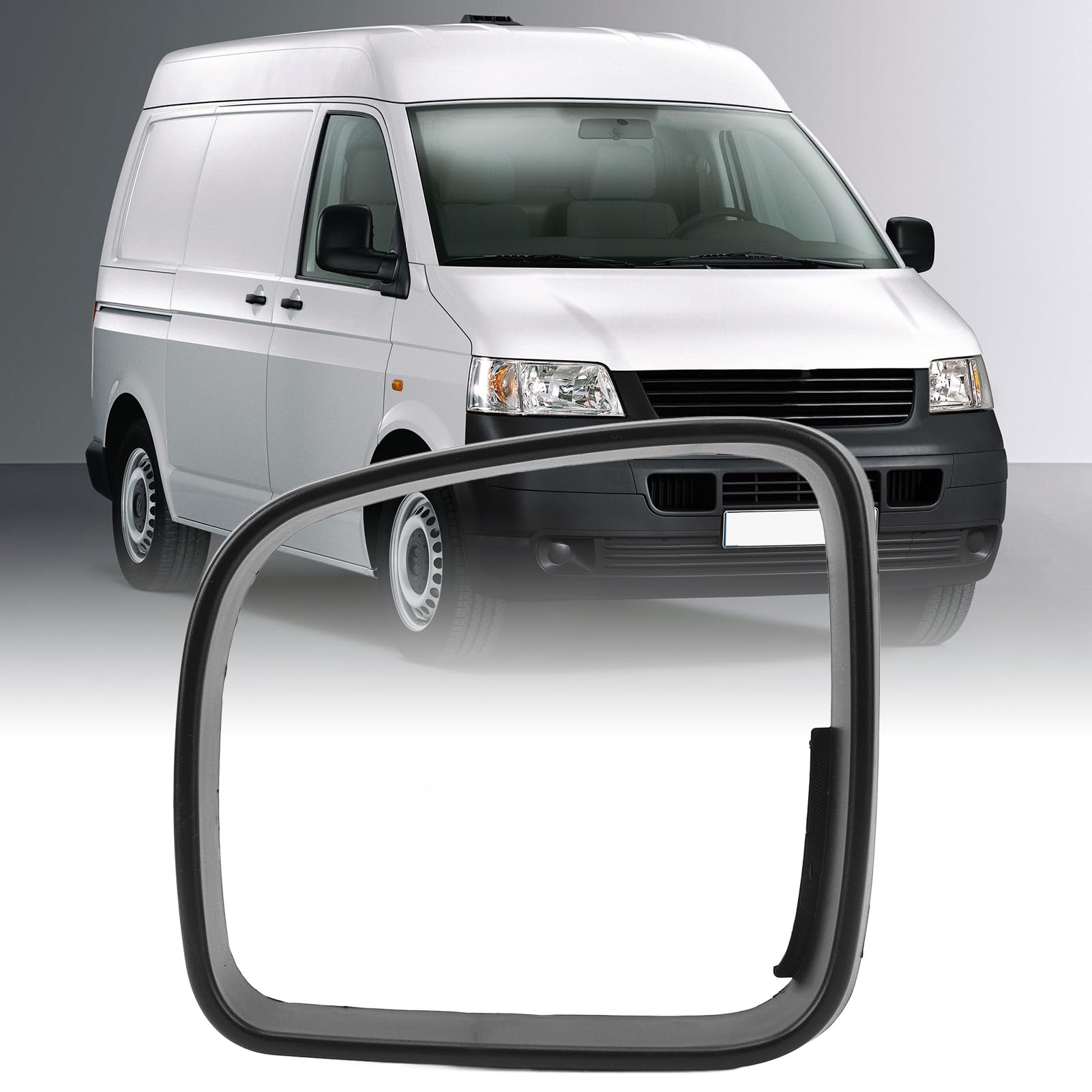 Spiegelrahmen-Abdeckring für Transporter T5 Caddy Pre Facelift 2003–2009 (Linkslenker), aus Langlebigen ABS- und PP-Materialien (Links: 7E1858553) von Tonysa