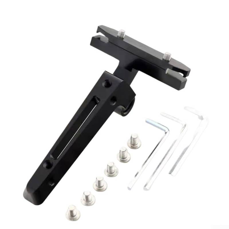 Sattel-Wasserflaschenhalter-Adapter, Aluminiumlegierung, Halterung für zwei Flaschen, verstellbare Position von ToolsEvery