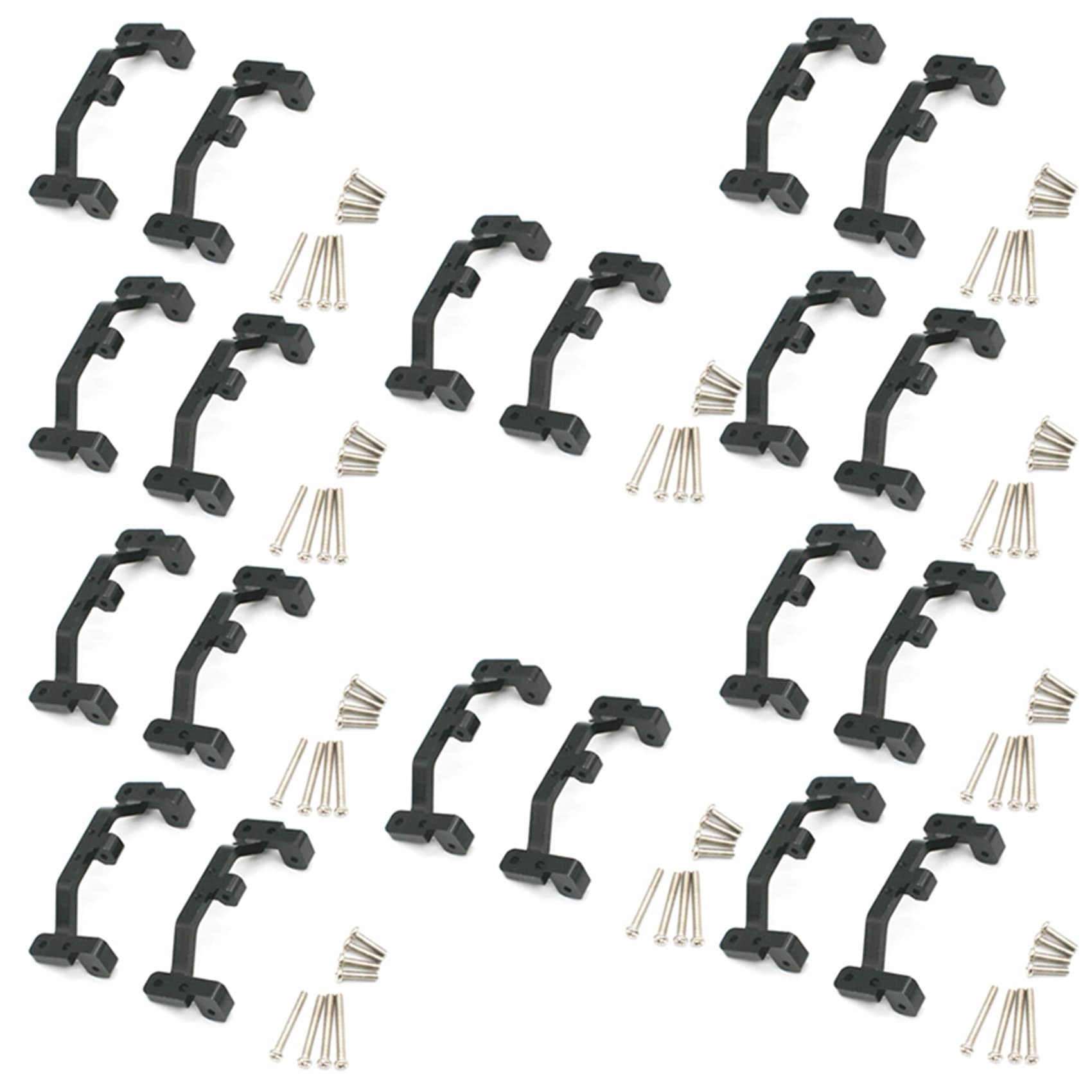 Toolvvik 20X Sitz Halterung Aus Metall Zugstange für Mn D90 D91 D99S Mn90 Mn99S 1/12 Rc Auto Upgrade Teile, Schwarz Toolvvik 20X Sitz Halterung Aus Metall Zugstange für Mn D90 D91 D99S Mn90 Mn99S 1/12 Rc Auto Upgrade Teile, Schwarz von Toolvvik