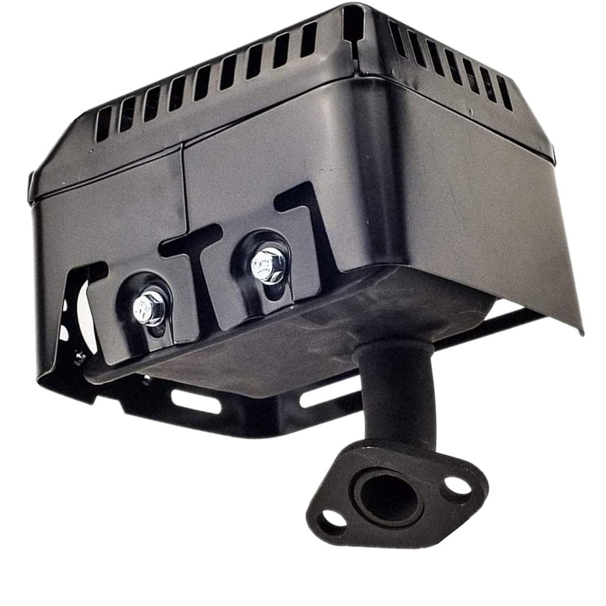 Toolyuan 18300-ZE1-900 Schalldämpfer Auspuff für Hon-da GX120 GX140 GX160 GX200 5,5PS 6,5PS Motormotor mit Auspuffrohr Toolyuan 18300-ZE1-900 Schalldämpfer Auspuff für Hon-da GX120 GX140 GX160 GX200 5,5PS 6,5PS Motormotor mit Auspuffrohr von Toolyuan