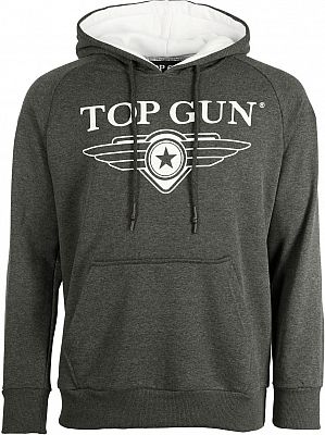 Top Gun 1043, Kapuzenpullover - Dunkelgrau - M von Top Gun