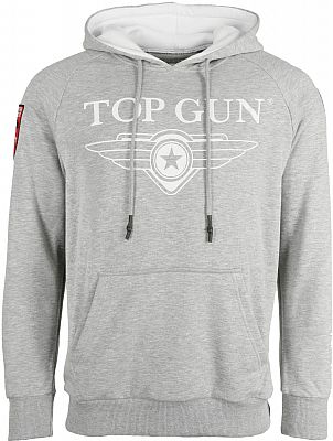 Top Gun 1043, Kapuzenpullover - Hellgrau - 3XL von Top Gun