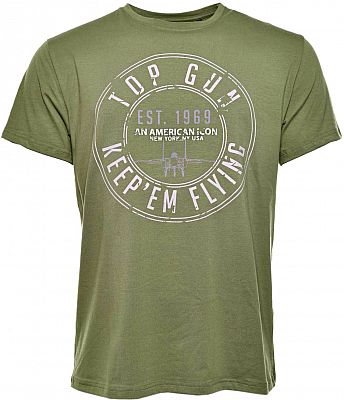 Top Gun 2109, T-Shirt - Oliv - S von Top Gun