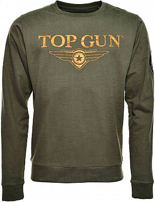 Top Gun 3005, Sweatshirt - Oliv - 3XL von Top Gun