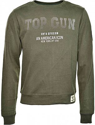 Top Gun 3007, Sweatshirt - Oliv - XXL von Top Gun