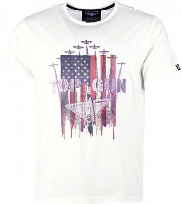 Top Gun 3021, T-Shirt - Weiß - L von Top Gun