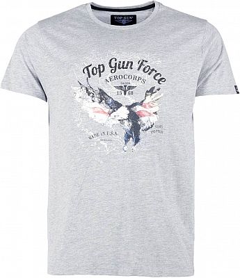 Top Gun 3024, T-Shirt - Hellgrau - 3XL von Top Gun