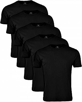 Top Gun 3030 Basic, T-Shirt 5er-Pack - Schwarz - XXL von Top Gun