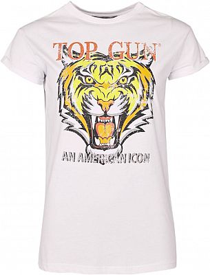 Top Gun 4002 Tiger, T-Shirt Damen - Weiß - L von Top Gun