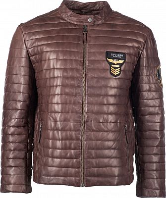 Top Gun Captain, Lederjacke - Braun - XXL von Top Gun