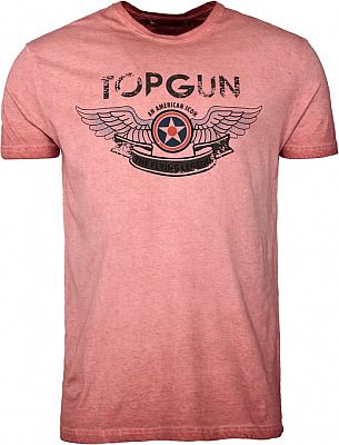 Top Gun Construction, T-Shirt - Rot - XL von Top Gun