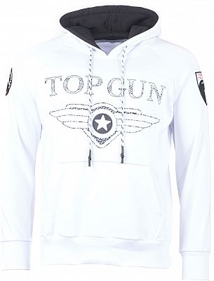 Top Gun Defend, Kapuzenpullover - Weiß - M von Top Gun