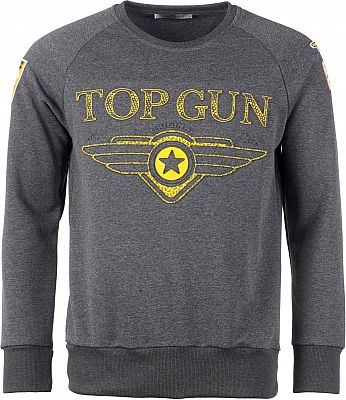 Top Gun Dell, Sweatshirt - Dunkelgrau - 3XL von Top Gun