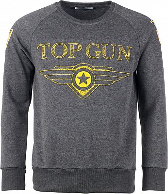 Top Gun Dell, Sweatshirt - Dunkelgrau - M von Top Gun
