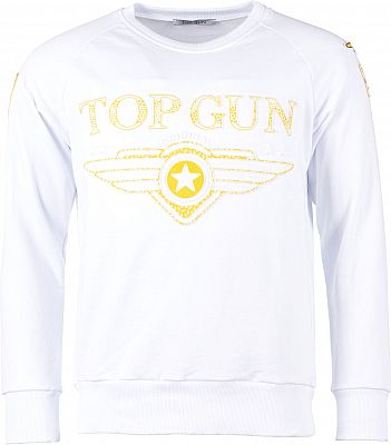 Top Gun Dell, Sweatshirt - Weiß - L von Top Gun