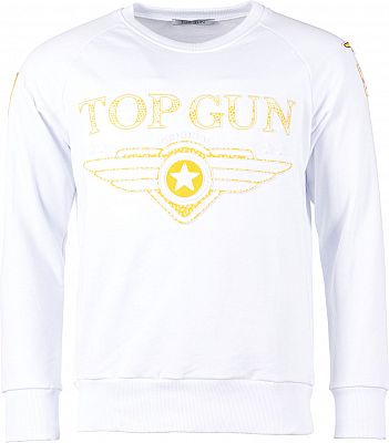 Top Gun Dell, Sweatshirt - Weiß - L von Top Gun
