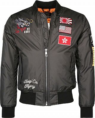 Top Gun Dragon, Textiljacke - Dunkelgrau - L von Top Gun