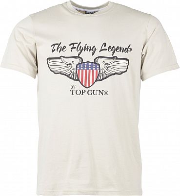Top Gun Fly high, T-Shirt - Beige - S von Top Gun