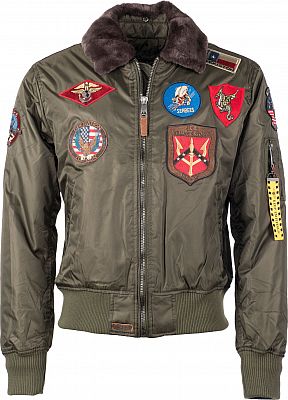 Top Gun Machine, Textiljacke - Dunkelgrün - XL von Top Gun