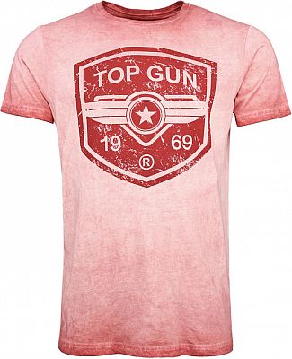 Top Gun Powerful, T-Shirt - Rot - S von Top Gun
