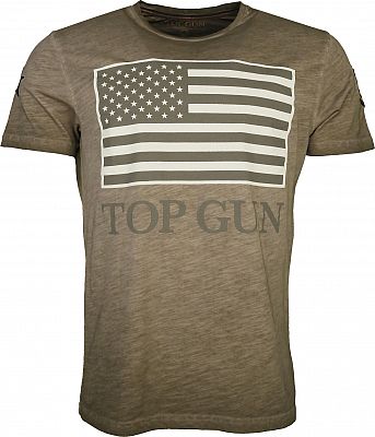 Top Gun Search, T-Shirt - Braun - 3XL von Top Gun