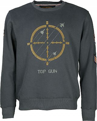 Top Gun Target Disc, Sweatshirt - Grau - XL von Top Gun