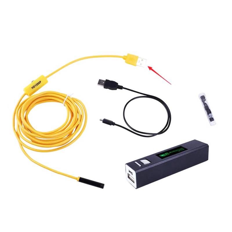 (10M Drahtlänge)Drahtlose Endoskop-Kamera, USB-Abflussinspektionskamera HD 720P/1200P Endoskop-Schlangen-Kamera IP68 Wasserdichte Rohr-Sinkkasten-Rohrkamera für Android/iOS/Smartphone/Computer von TopHomer