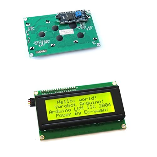 IC/I2C 2004 20x4 Zeichen LCD Modul Display, Serielles LED Display Modul, LCD-Modul Gelb-Grün Hintergrundbeleuchtung IC/I2C 2004 20x4 Zeichen LCD Modul Display, Serielles LED Display Modul, LCD-Modul Gelb-Grün Hintergrundbeleuchtung von TopHomer