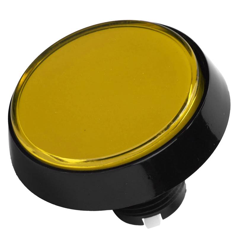 5pcs 60mm Großer Runder Flacher Druckknopf 12V / 3A -Druckknopfschalter mit LED-Lichtern, Drehbarer Halterung, 3-Fuß-Schalter für Kranmaschinen-Spielkonsole von Topiky