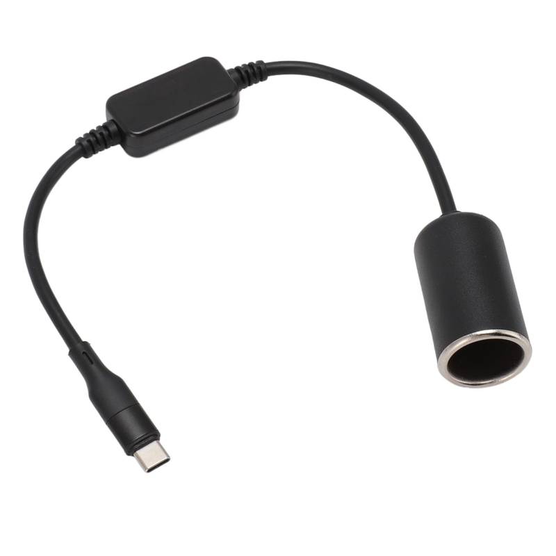 USB C Stecker auf Auto Zigarettenanzünder Konverterkabel, USB C Stecker 5 V auf 12 V Zigarettenanzünder Adapter, Stromkabel, für Dashcam, Auto LED Lichtleisten von Topiky