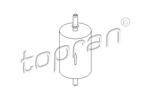 Kraftstofffilter Topran 207 024 von Topran