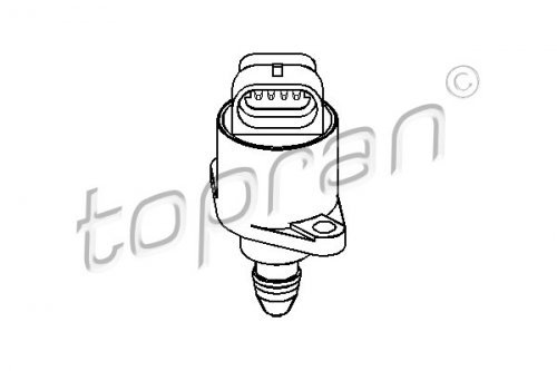 TOPRAN 721 466 Leerlaufregelventil, Luftversorgung von Topran