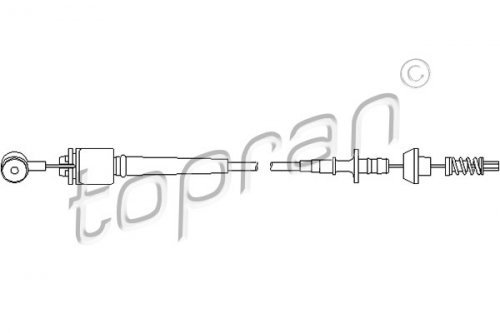 TOPRAN Gaszug, 302 775 TOPRAN Gaszug, 302 775 von Topran
