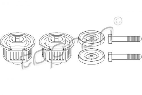 TOPRAN Reparatursatz für Achskörper, 400 536 TOPRAN Reparatursatz für Achskörper, 400 536 von Topran