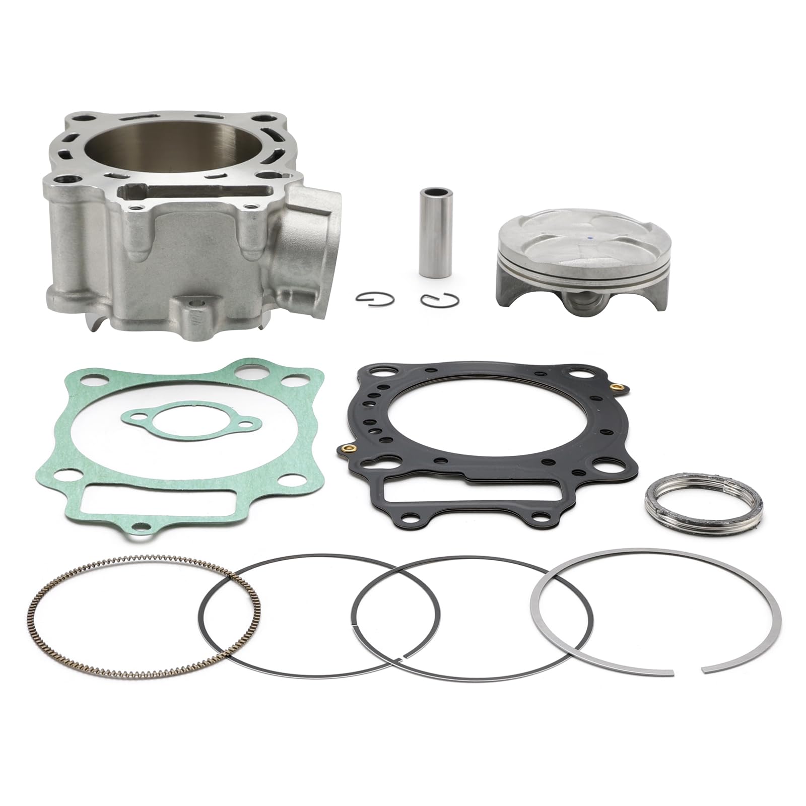 Topteng 78mm Zylinder Kolben Top End Rebuild Kit passend für Honda CRF250R 2004-2009, passend für Honda CBR500R 2022-2023 von Topteng
