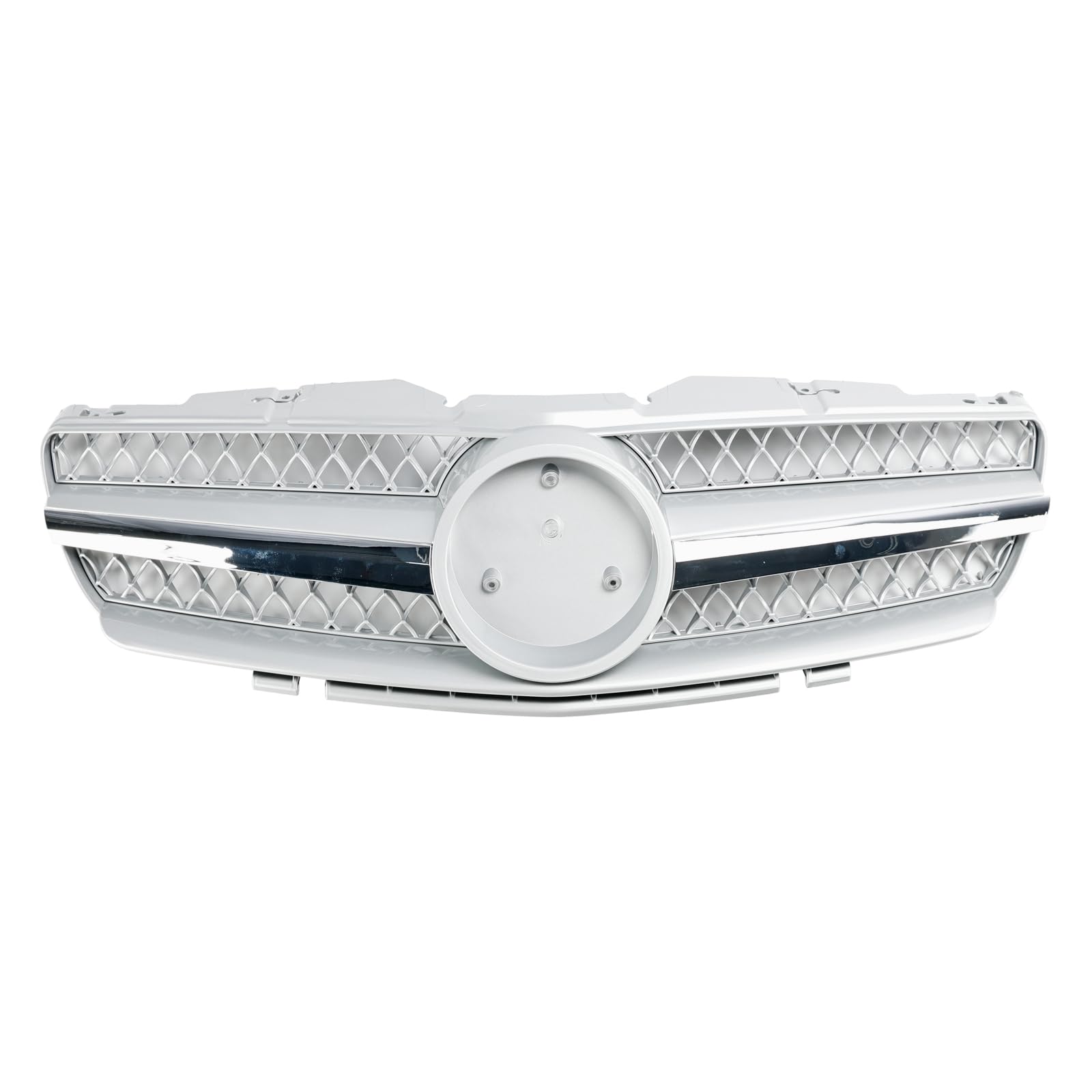 Topteng Front Bumper Upper Grill Grille passend für Mercedes R230 SL500 SL600 2003-2006 1 Fin Topteng Front Bumper Upper Grill Grille passend für Mercedes R230 SL500 SL600 2003-2006 1 Fin von Topteng